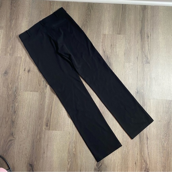Betabrand Black Straight Leg Dress Pants Work Office Size Medium - Picture 3 of 6